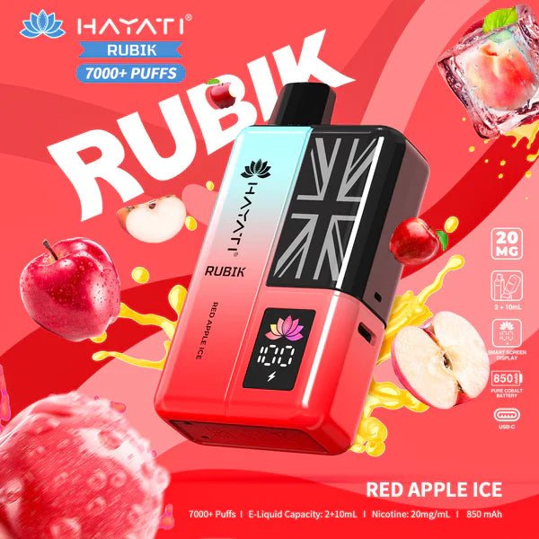 Hayati Rubik 7000 Puffs Replaceable Vape Kit - Loco Vape UK