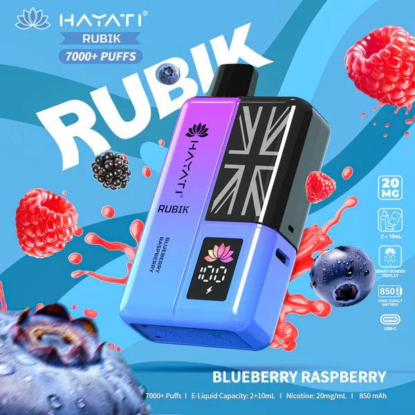 Hayati Rubik 7000 Puffs Replaceable Vape Kit - Loco Vape UK