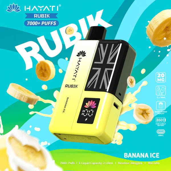 Hayati Rubik 7000 Puffs Replaceable Vape Kit - Loco Vape UK