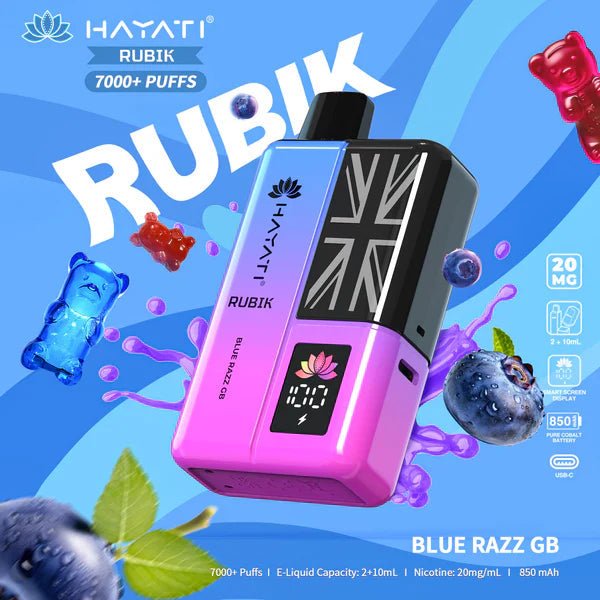 Hayati Rubik 7000 Puffs Replaceable Vape Kit - Loco Vape UK