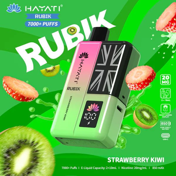 Hayati Rubik 7000 Puffs Replaceable Vape Kit - Loco Vape UK