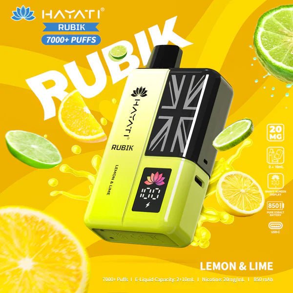 Hayati Rubik 7000 Puffs Replaceable Vape Kit - Loco Vape UK