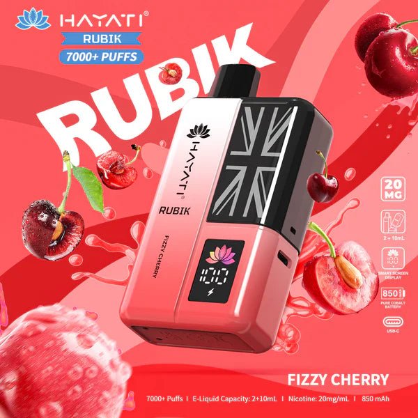 Hayati Rubik 7000 Puffs Replaceable Vape Kit - Loco Vape UK