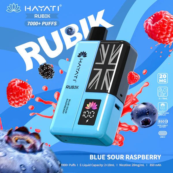 Hayati Rubik 7000 Puffs Replaceable Vape Kit - Loco Vape UK