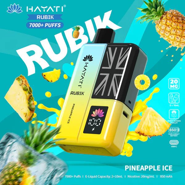 Hayati Rubik 7000 Puffs Replaceable Vape Kit - Loco Vape UK