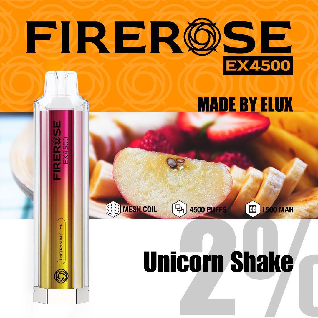 Firerose EX4500 Disposable Vape Puff Pod Device - Loco Vape UK