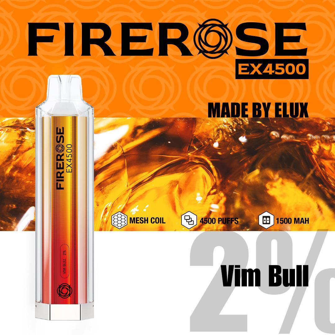 Firerose EX4500 Disposable Vape Puff Pod Device - Loco Vape UK