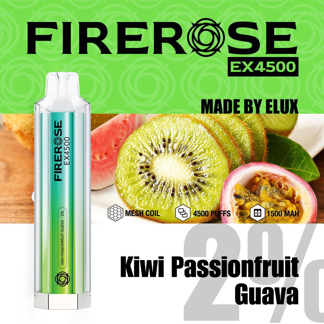 Firerose EX4500 Disposable Vape Puff Pod Device - Loco Vape UK