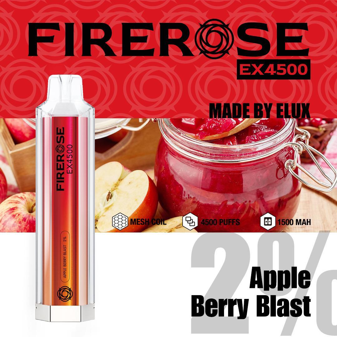 Firerose EX4500 Disposable Vape Puff Pod Device - Loco Vape UK