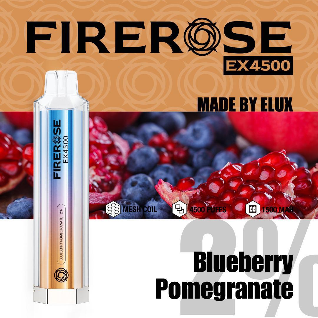 Firerose EX4500 Disposable Vape Puff Pod Device - Loco Vape UK