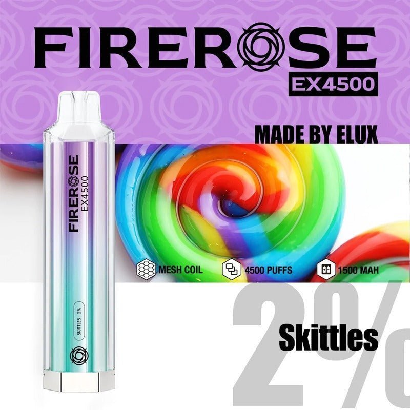 Firerose EX4500 Disposable Vape Puff Pod Device - Loco Vape UK