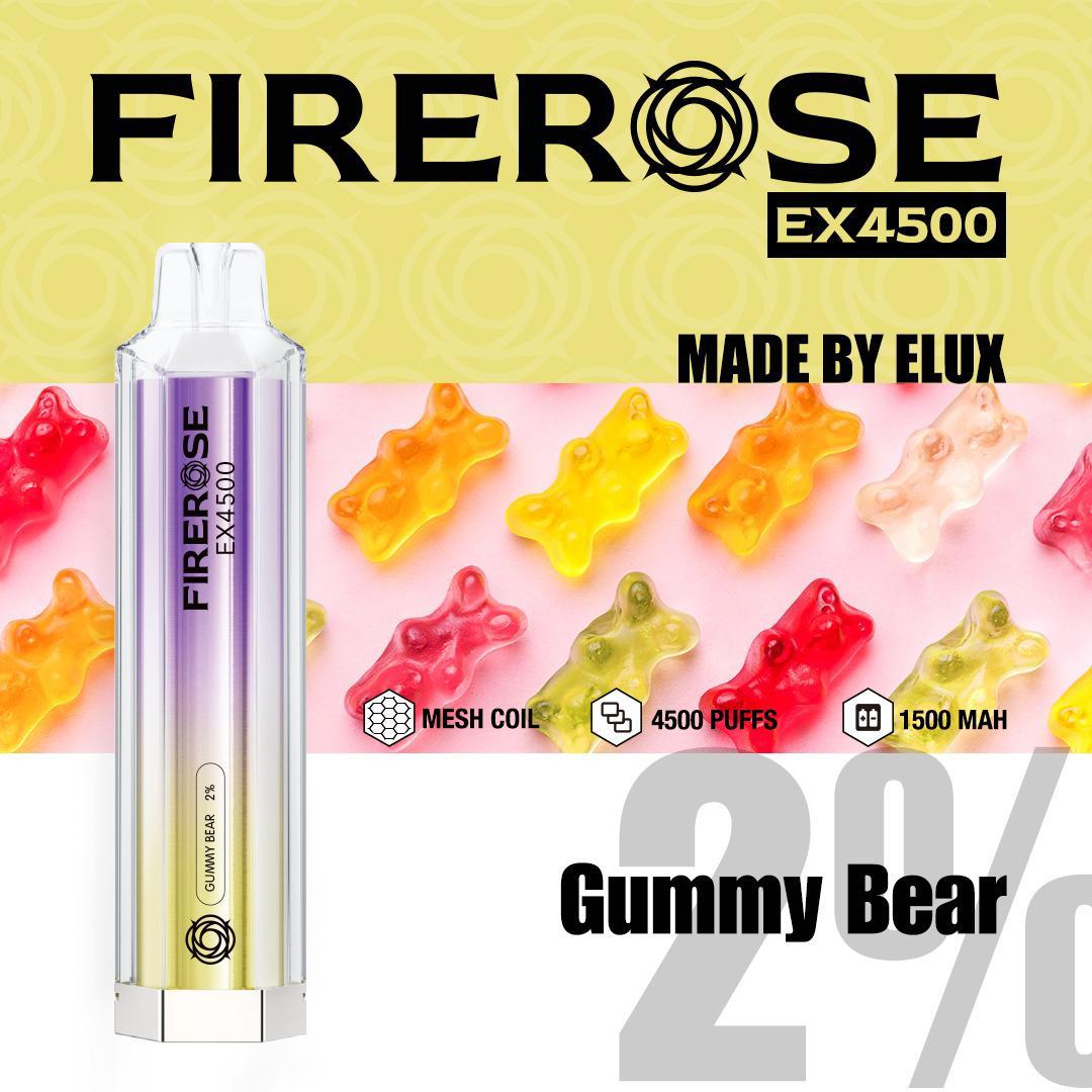 Firerose EX4500 Disposable Vape Puff Pod Device - Loco Vape UK