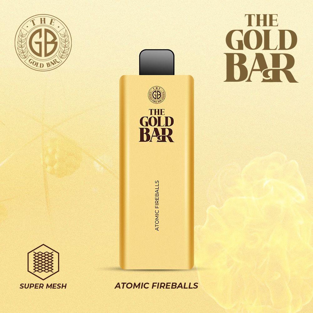 Gold Bar 4500 Disposable Vape Puff Pod Box of 10 - Loco Vape UK