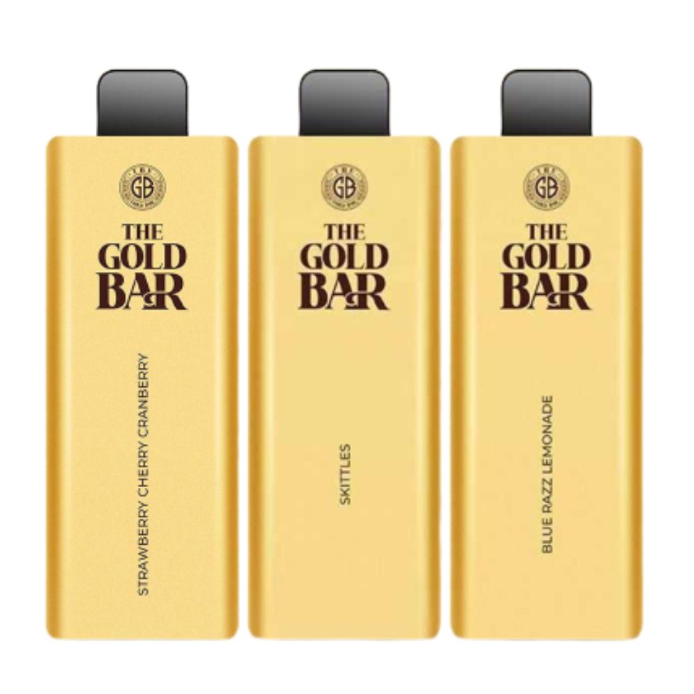 Gold Bar 4500 Disposable Vape Puff Pod Box of 10 - Loco Vape UK