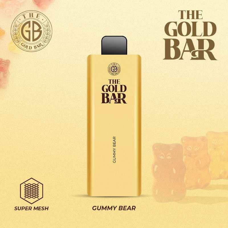 Gold Bar 4500 Disposable Vape Puff Pod Box of 10 - Loco Vape UK