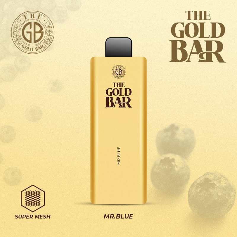 Gold Bar 4500 Disposable Vape Puff Pod Box of 10 - Loco Vape UK