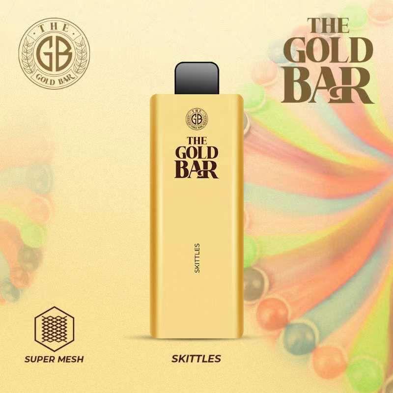 Gold Bar 4500 Disposable Vape Puff Pod Box of 10 - Loco Vape UK