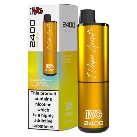 IVG 2400 Disposable Vape Pod Puff Bar - Box of 5 - Loco Vape UK