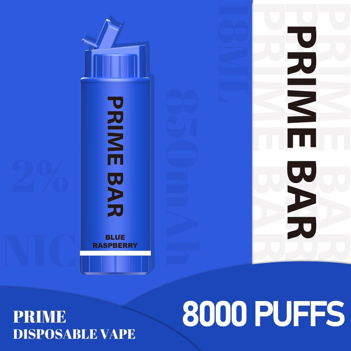 Prime Bar 8000 Disposable Vape Puff Bar Box of 10 - Loco Vape UK