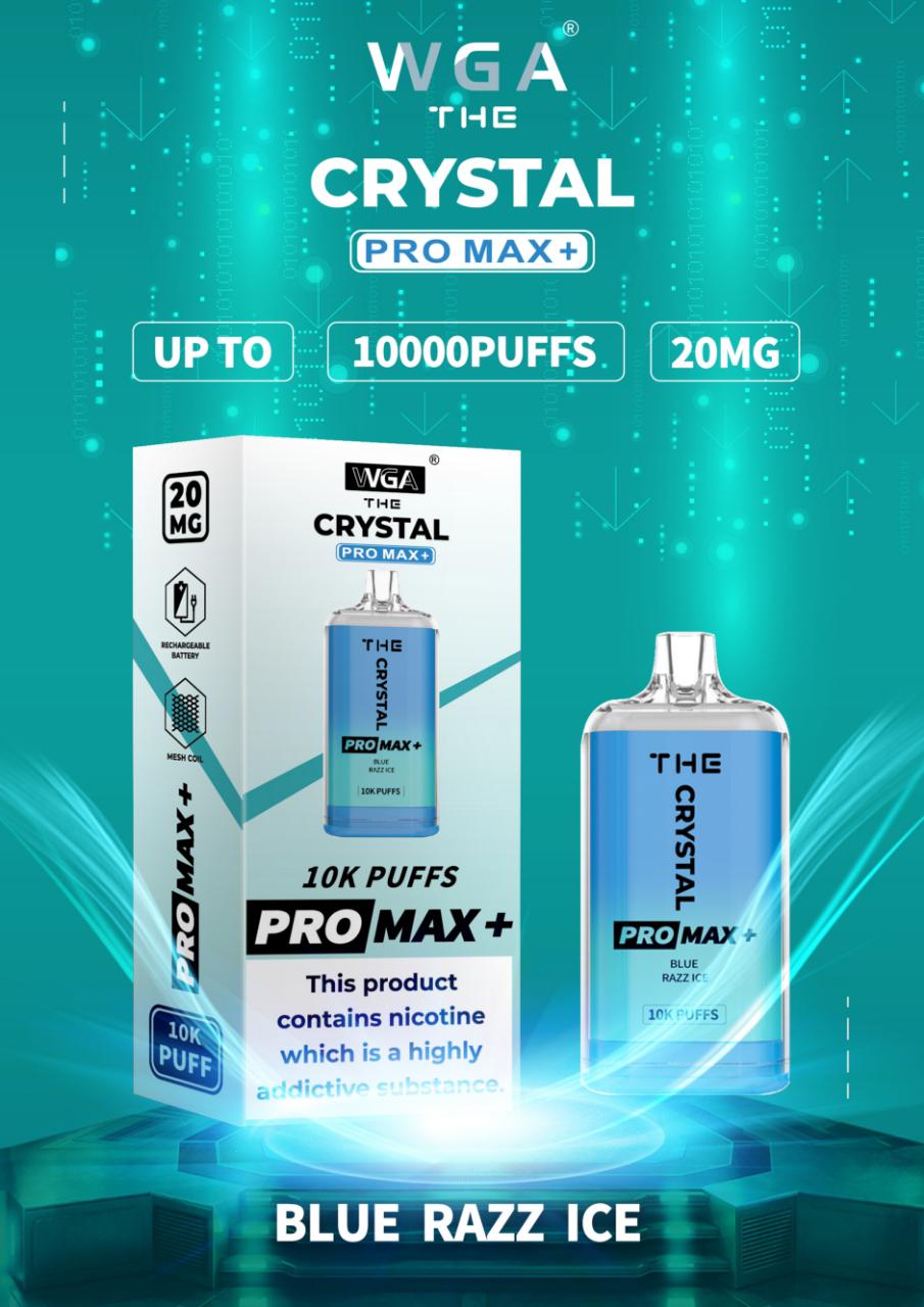 The Crystal Pro Max + 10000 Disposable Vape Puff Device - Loco Vape UK