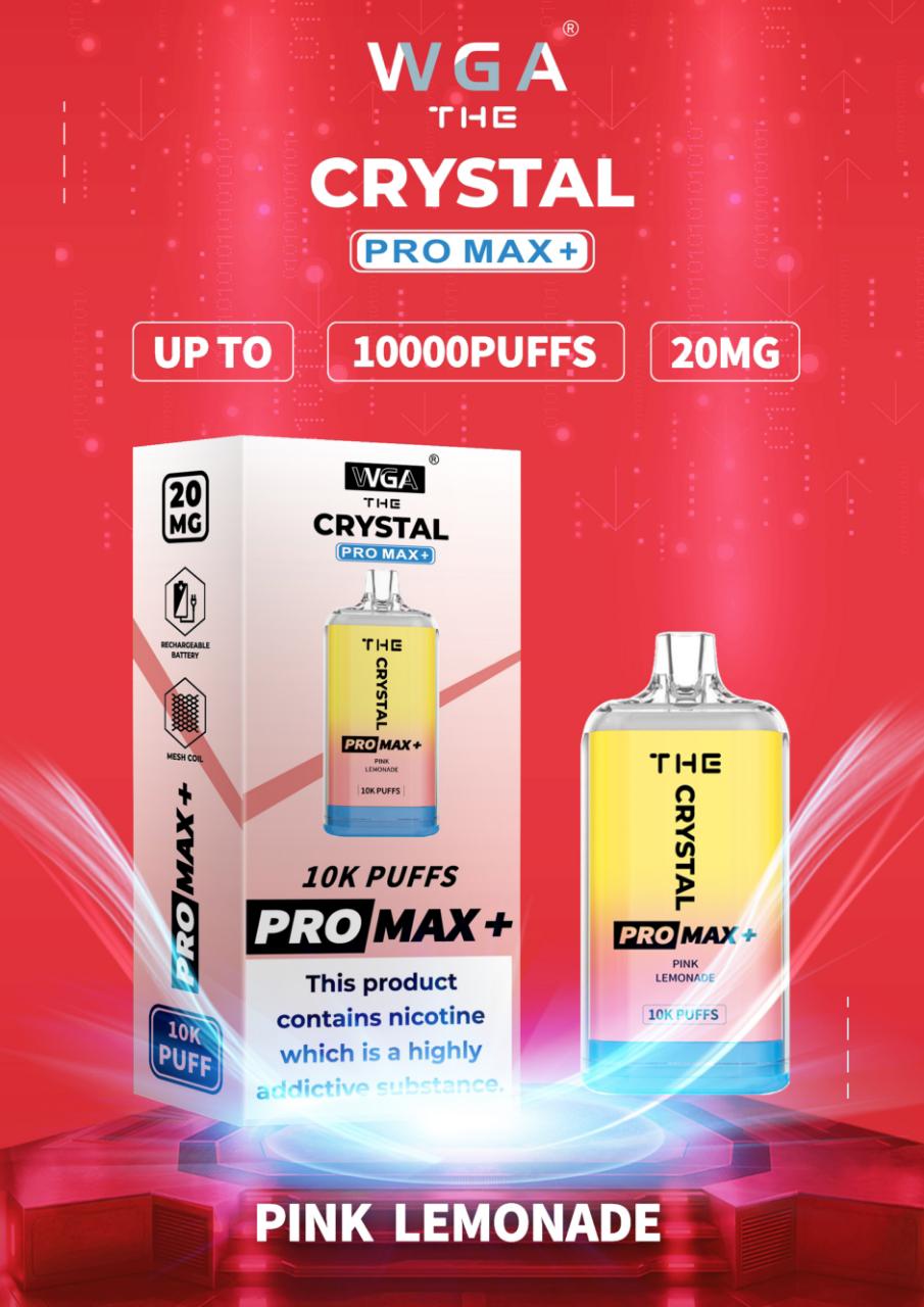 The Crystal Pro Max + 10000 Disposable Vape Puff Device - Loco Vape UK