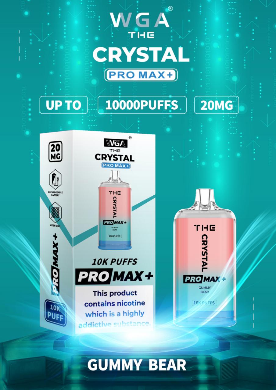 The Crystal Pro Max + 10000 Disposable Vape Puff Device - Loco Vape UK