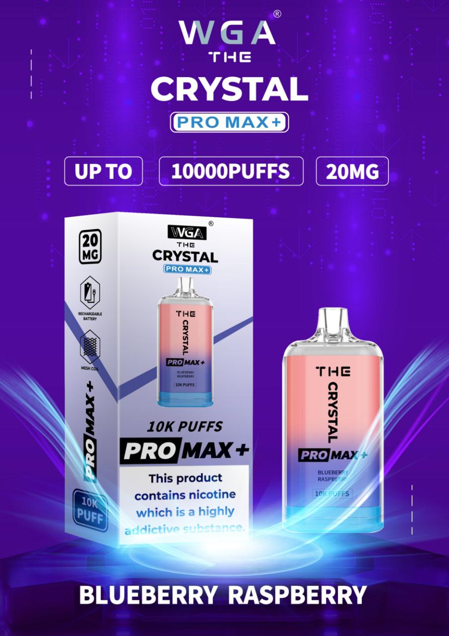 The Crystal Pro Max + 10000 Disposable Vape Puff Device - Loco Vape UK