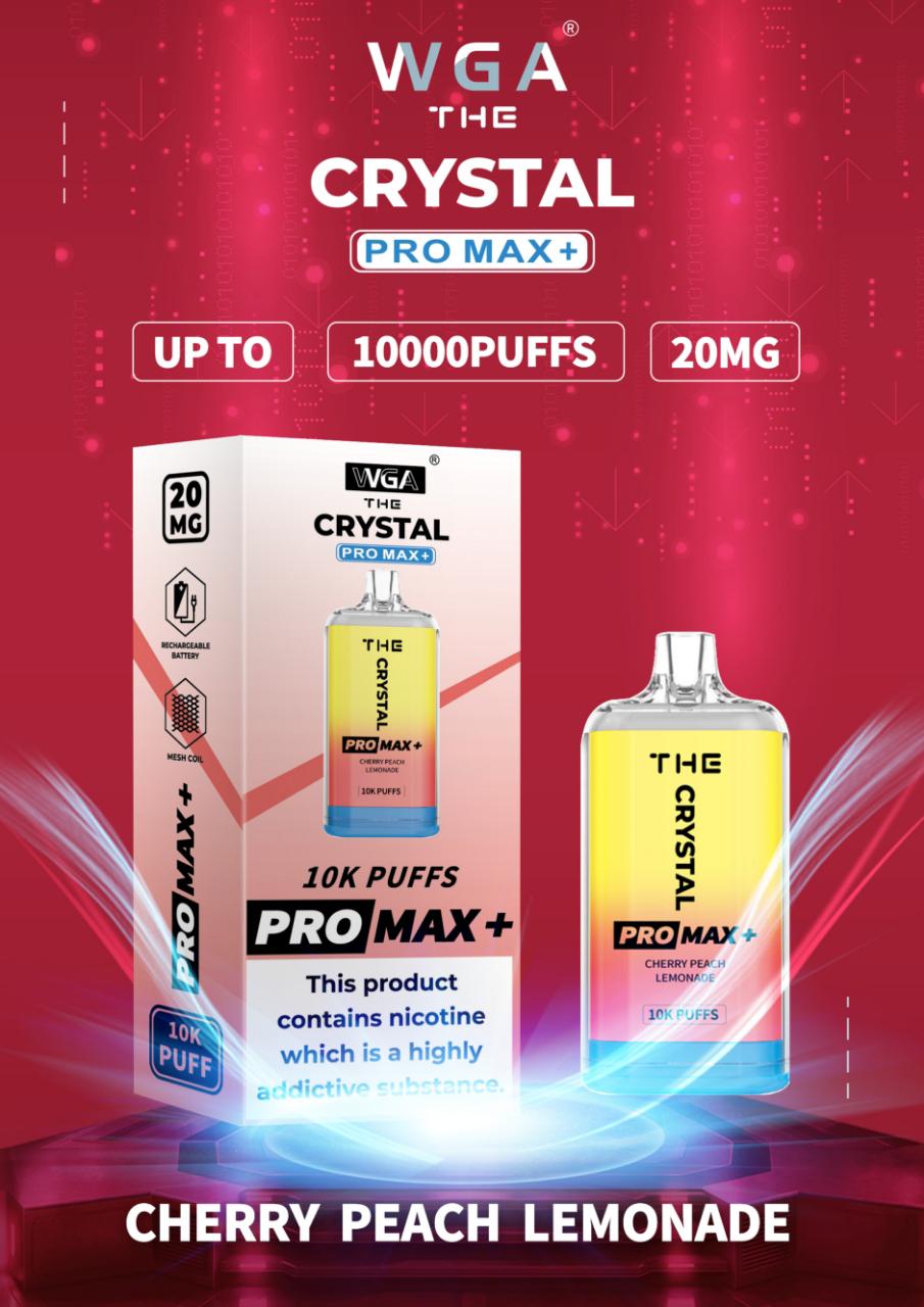 The Crystal Pro Max + 10000 Disposable Vape Puff Device - Loco Vape UK