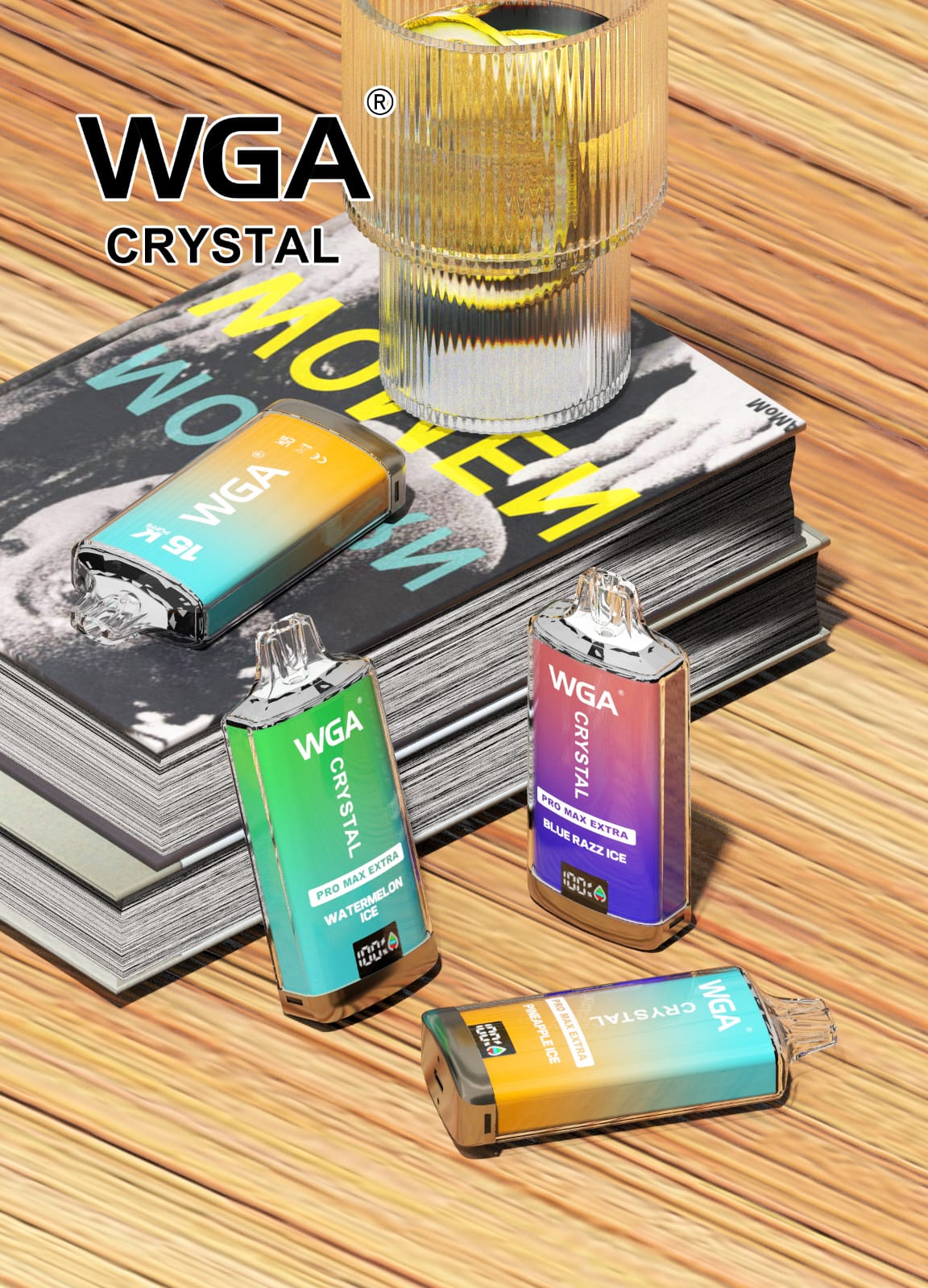 WGA Crystal Pro Max 15000 Puffs Disposable Vape Box of 10 - Loco Vape UK