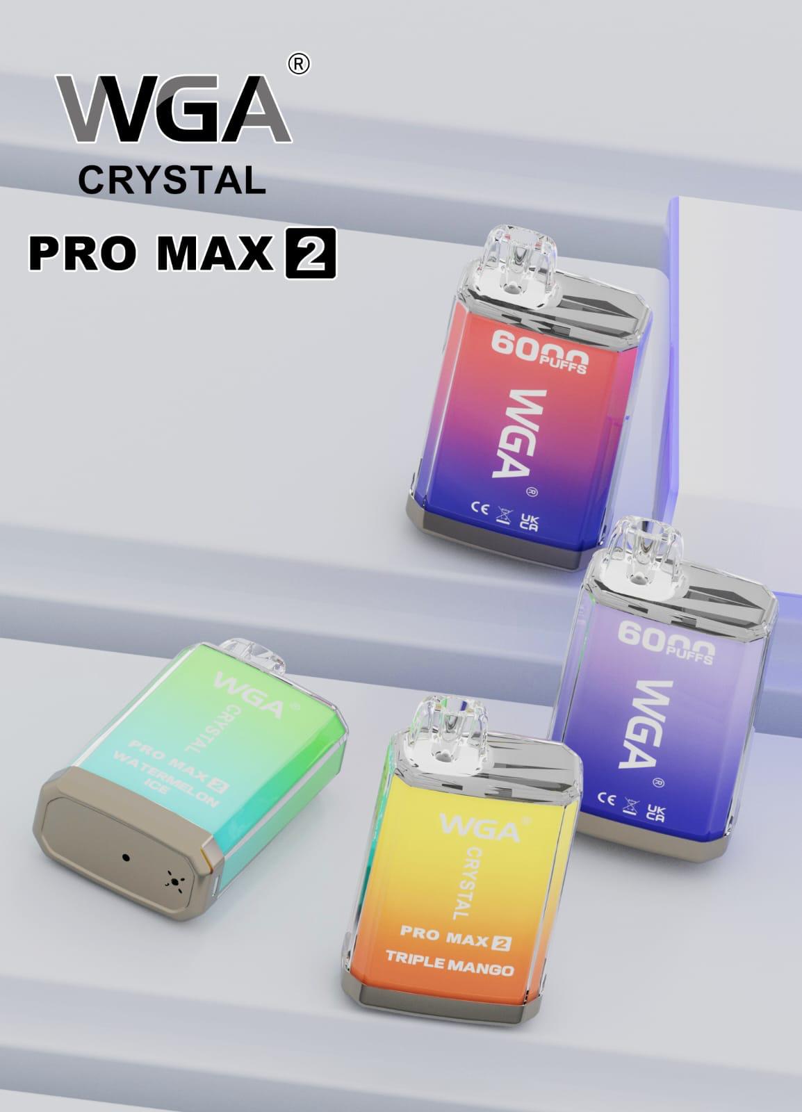 WGA Crystal Pro Max 6000 Puffs Disposable Vape Pod - Loco Vape UK